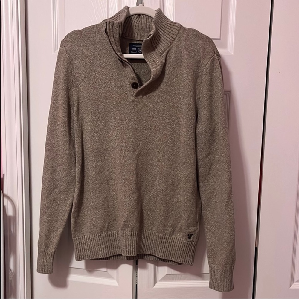 American Eagle Quarterzip Sweater